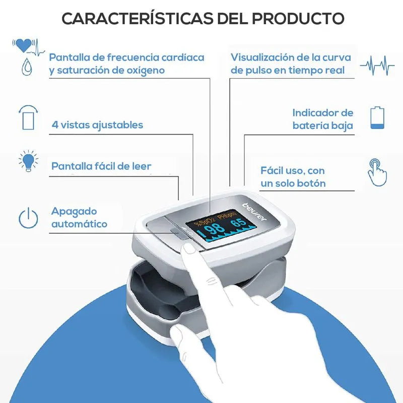 Oxímetro de Pulso BEURER PO30