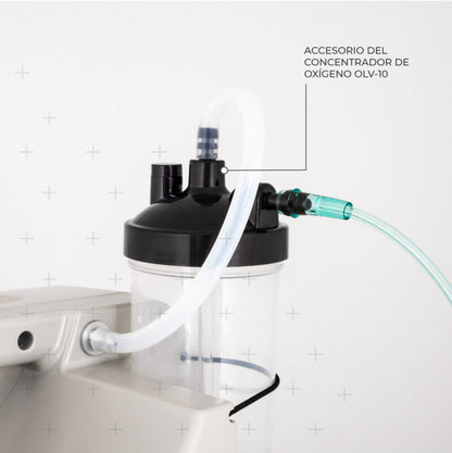 Vaso Humidificador para Concentrador de Oxígeno OLIVE OLV-10